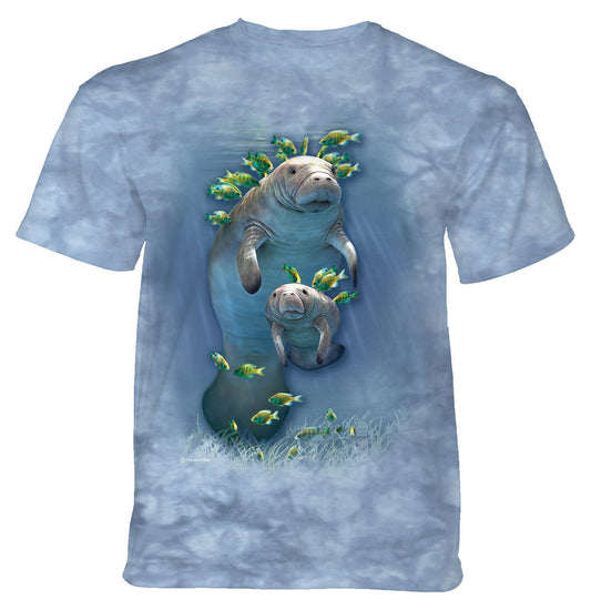 Sea Cow and Calf - Adult Unisex T-Shirt