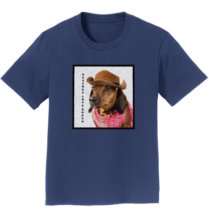 Rodeo Dachshund - Kids' Unisex T-Shirt