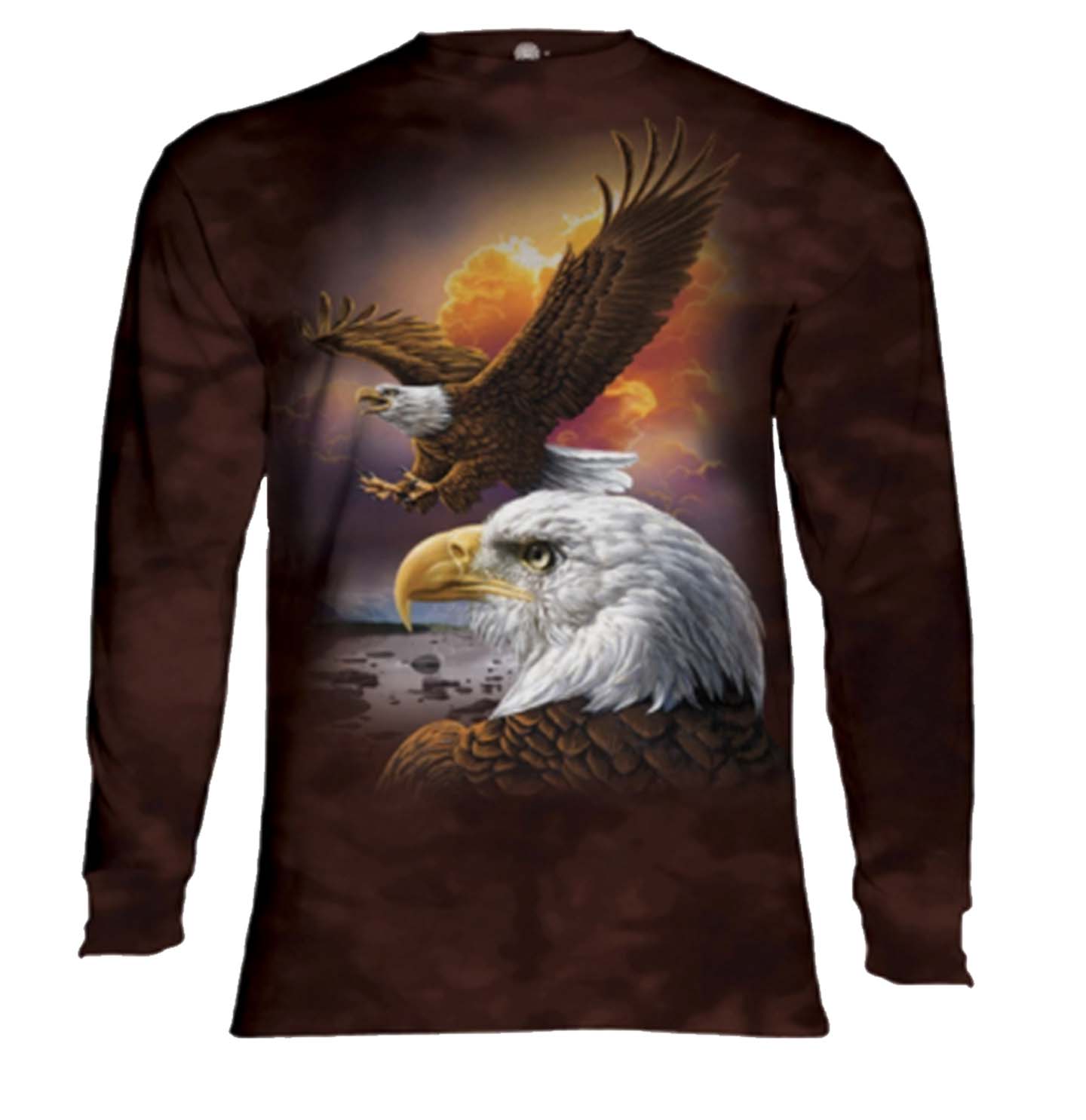 Animal Pride - Eagle & Clouds - Adult Unisex Long Sleeve T-Shirt