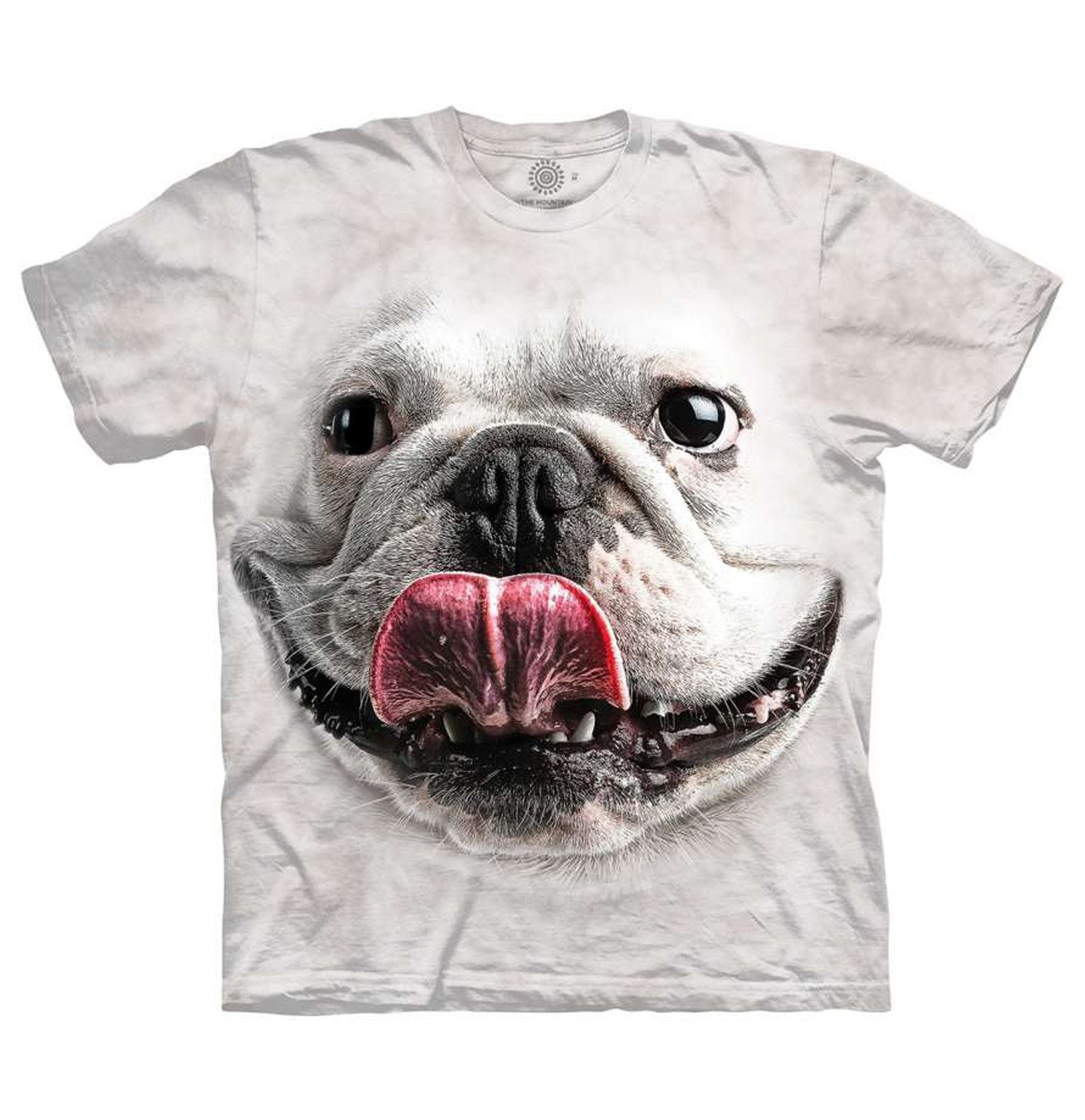 Animal Pride - Silly Bulldog Face - Adult Unisex T-Shirt