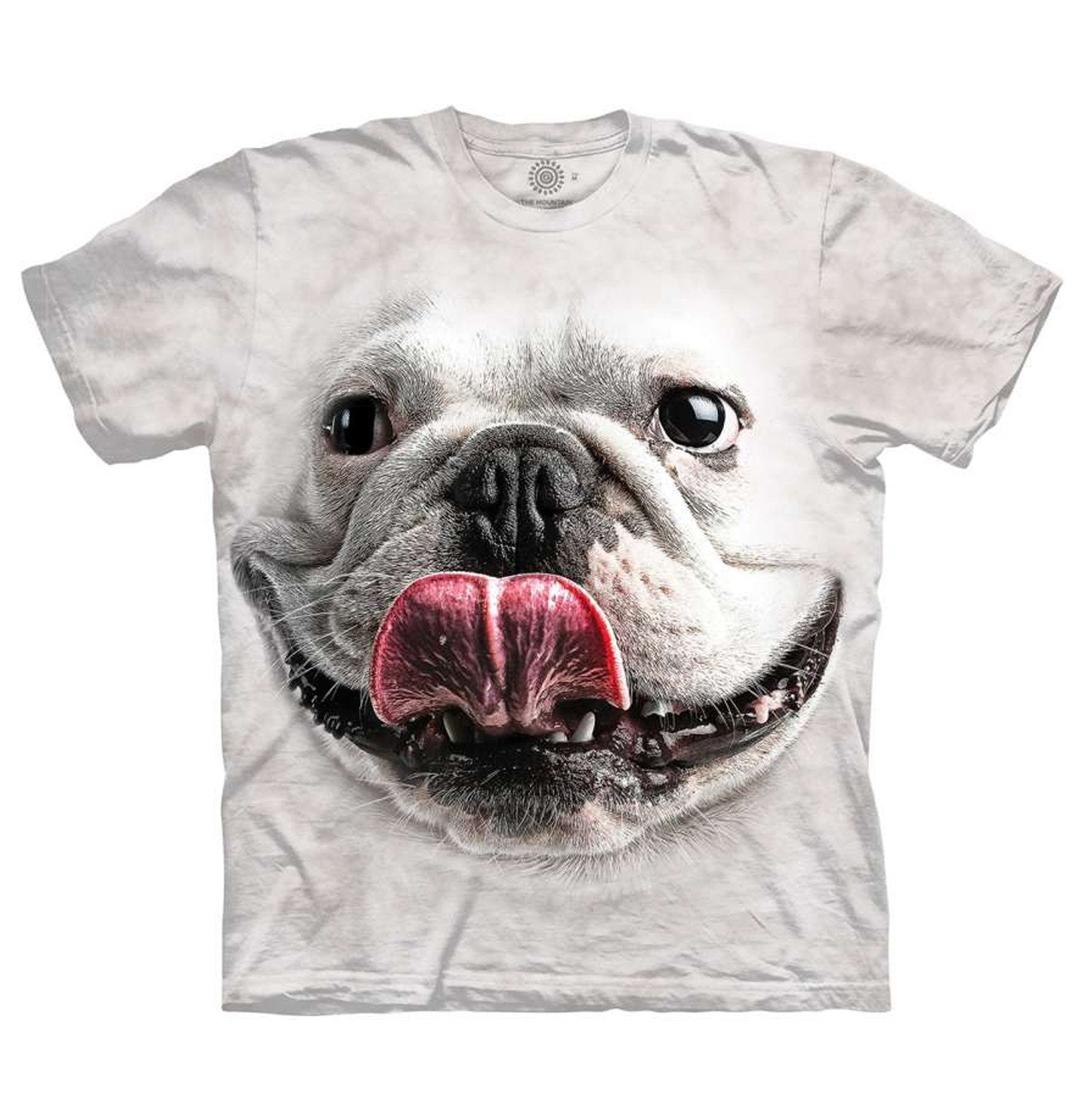 Silly Bulldog Face - Adult Unisex T-Shirt