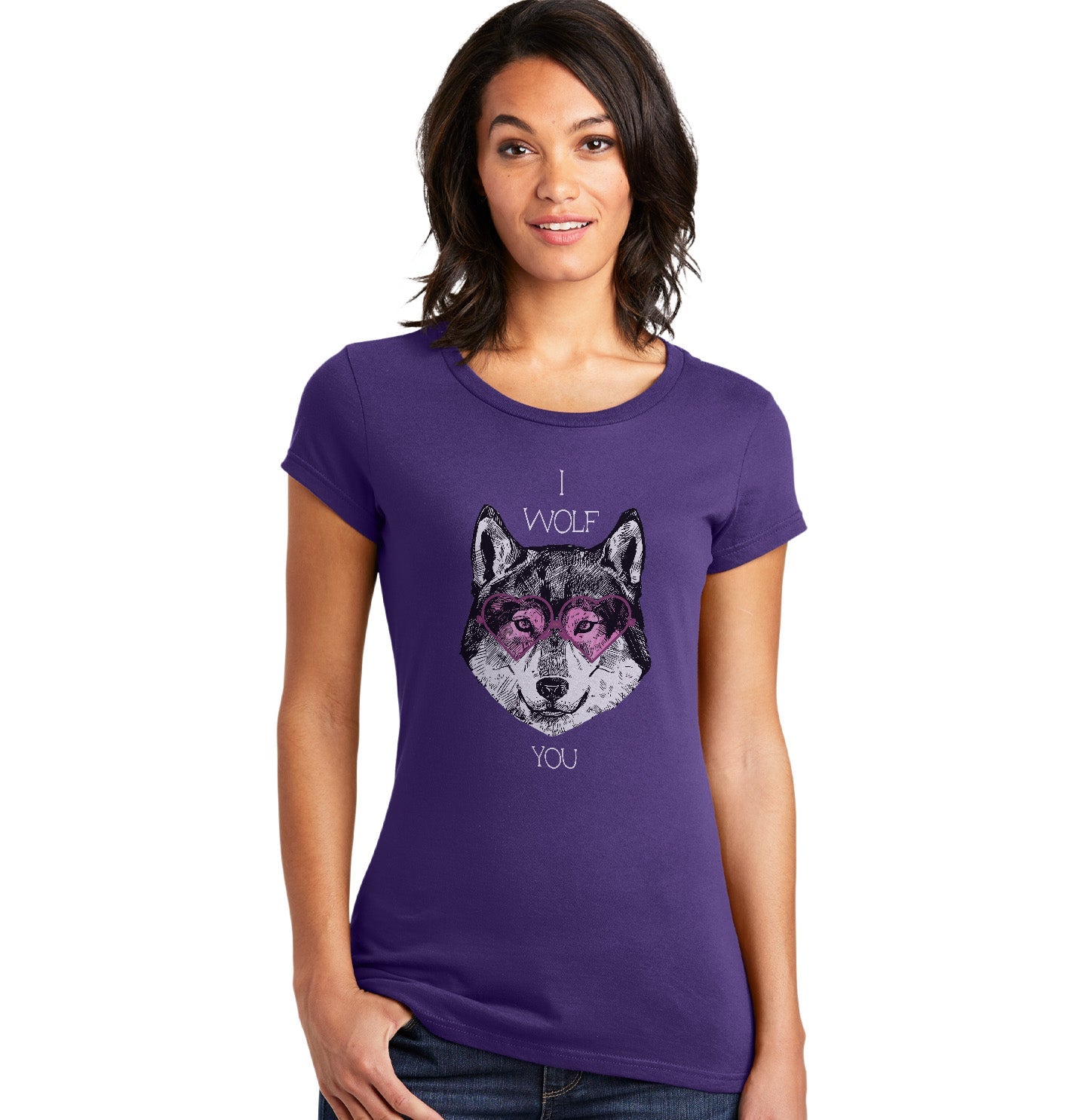 I Wolf You - Women's Fitted T-Shirt