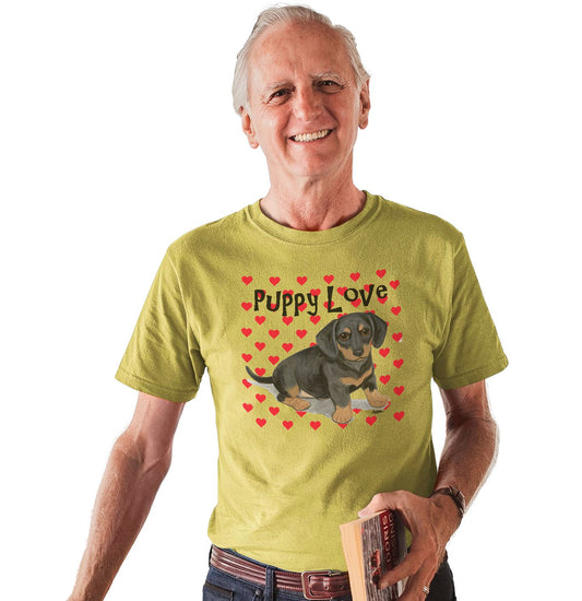 Animal Pride - Dachshund Puppy Love - Adult Unisex T-Shirt