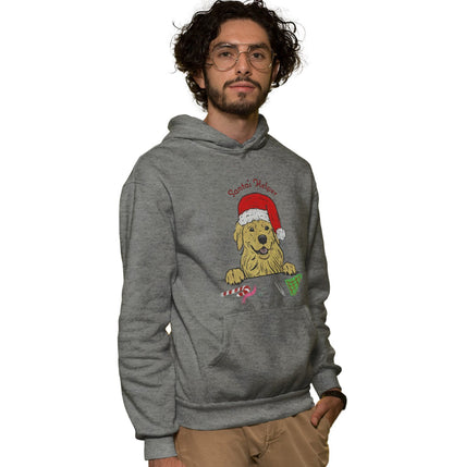 Santa Helper Golden - Adult Unisex Hoodie Sweatshirt