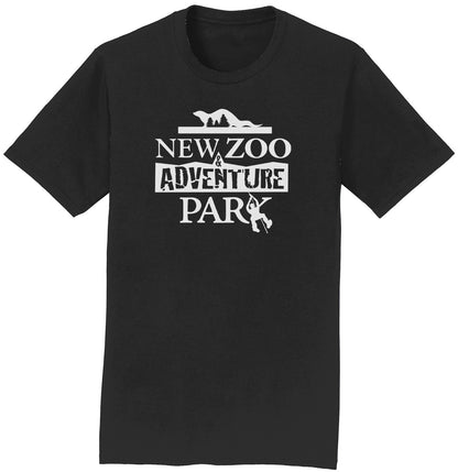 NEW Zoo and Adventure Park Black & White Logo - Adult Unisex T-Shirt