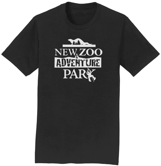 NEW Zoo and Adventure Park Black & White Logo - Adult Unisex T-Shirt