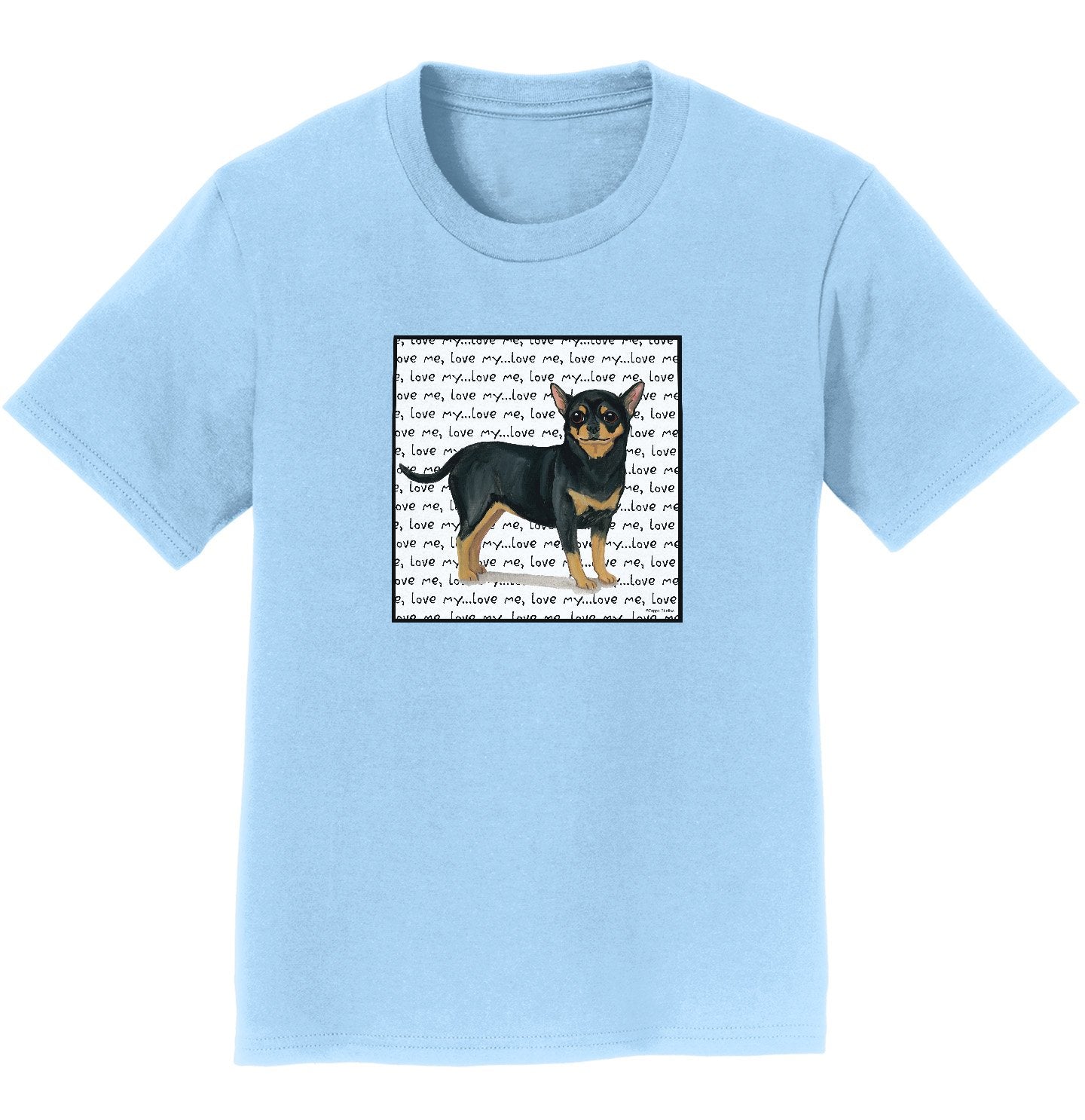 Chihuahua Love Text - Kids' Unisex T-Shirt | Zeppa Studios