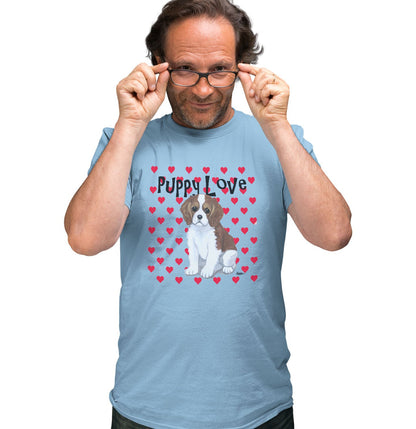 Cavalier Puppy Love - Adult Unisex T-Shirt