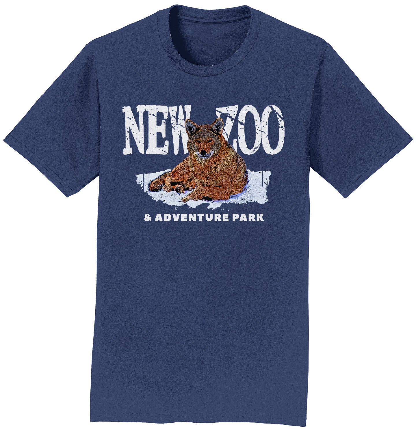 NEW Zoo Logo Red Wolf Art - Adult Unisex T-Shirt