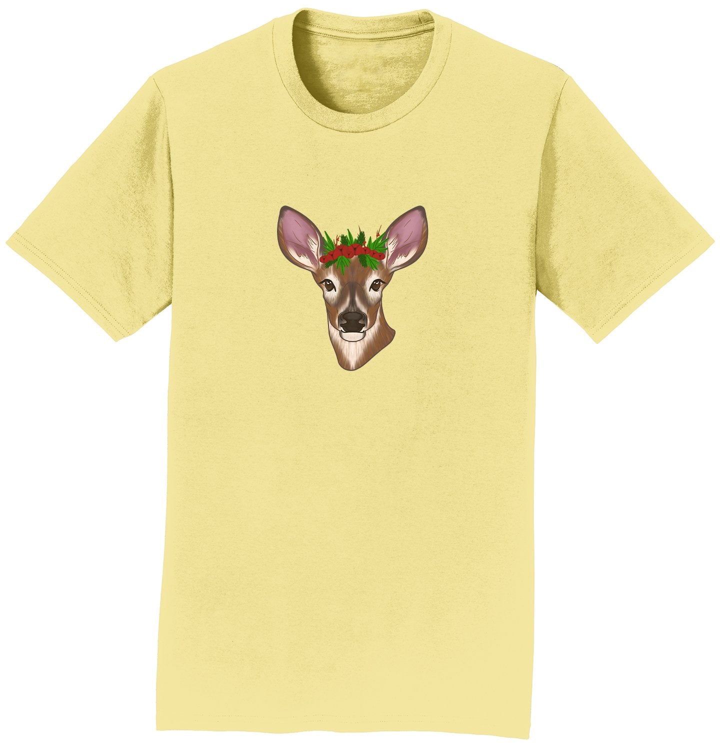 Christmas Doe Head - Adult Unisex T-Shirt