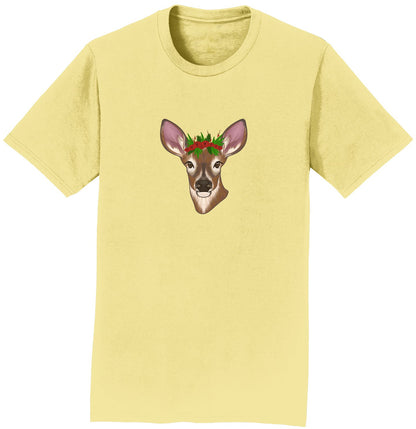 Christmas Doe Head - Adult Unisex T-Shirt