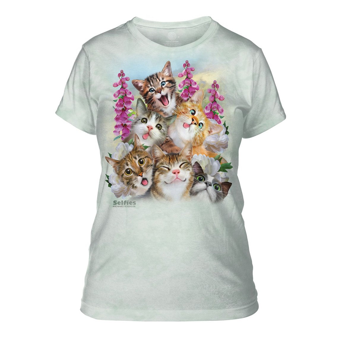 Kittens Selfie Women's Short Sleeve Shirt The Mountain