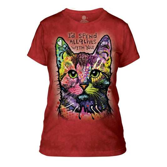 9 Lives - Women's Fitted T-Shirt