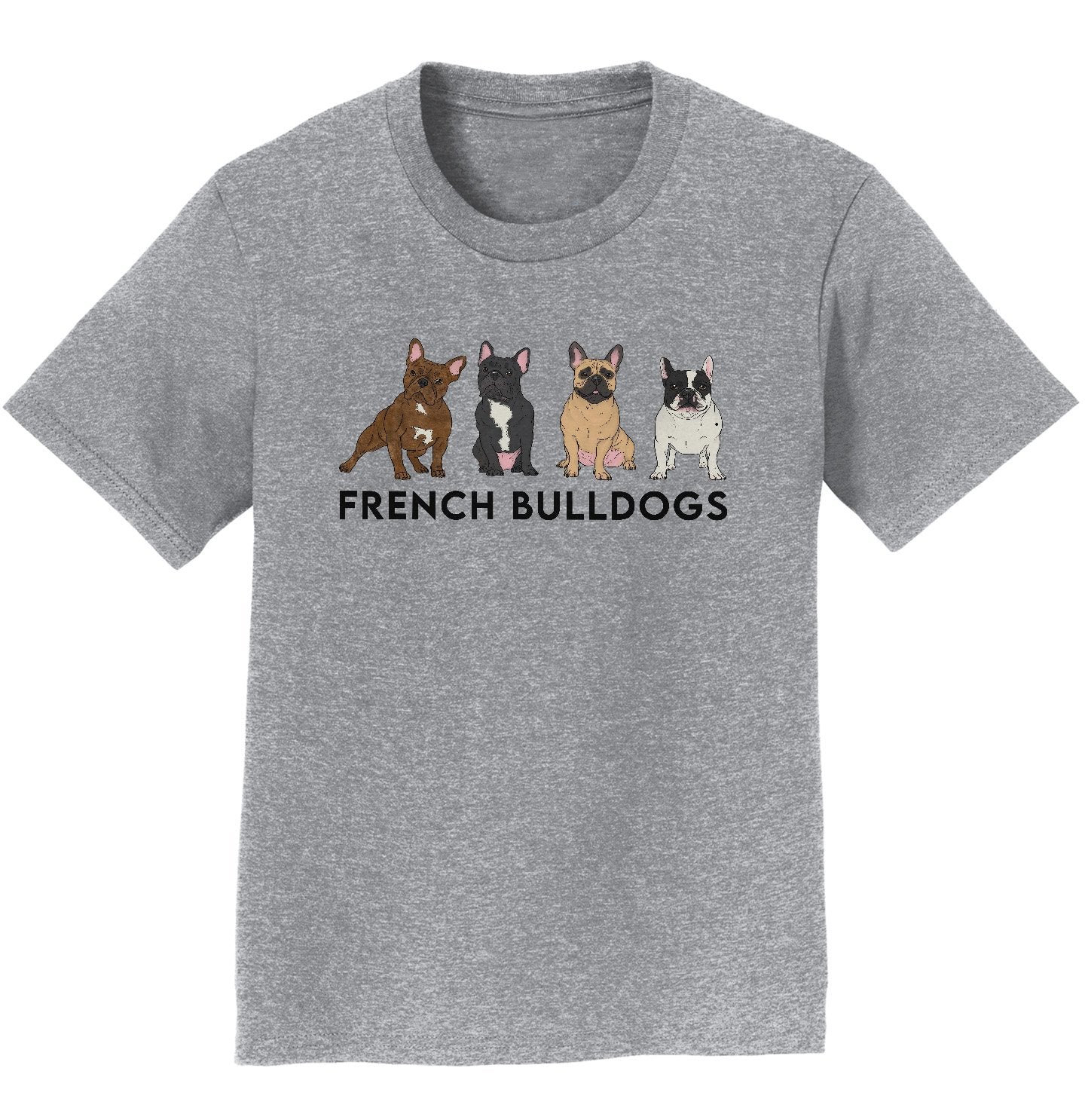 French Bulldogs Lineup - Kids' Unisex T-Shirt