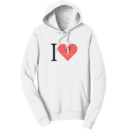 I Heart My DFW Lab Rescue - Adult Unisex Hoodie Sweatshirt