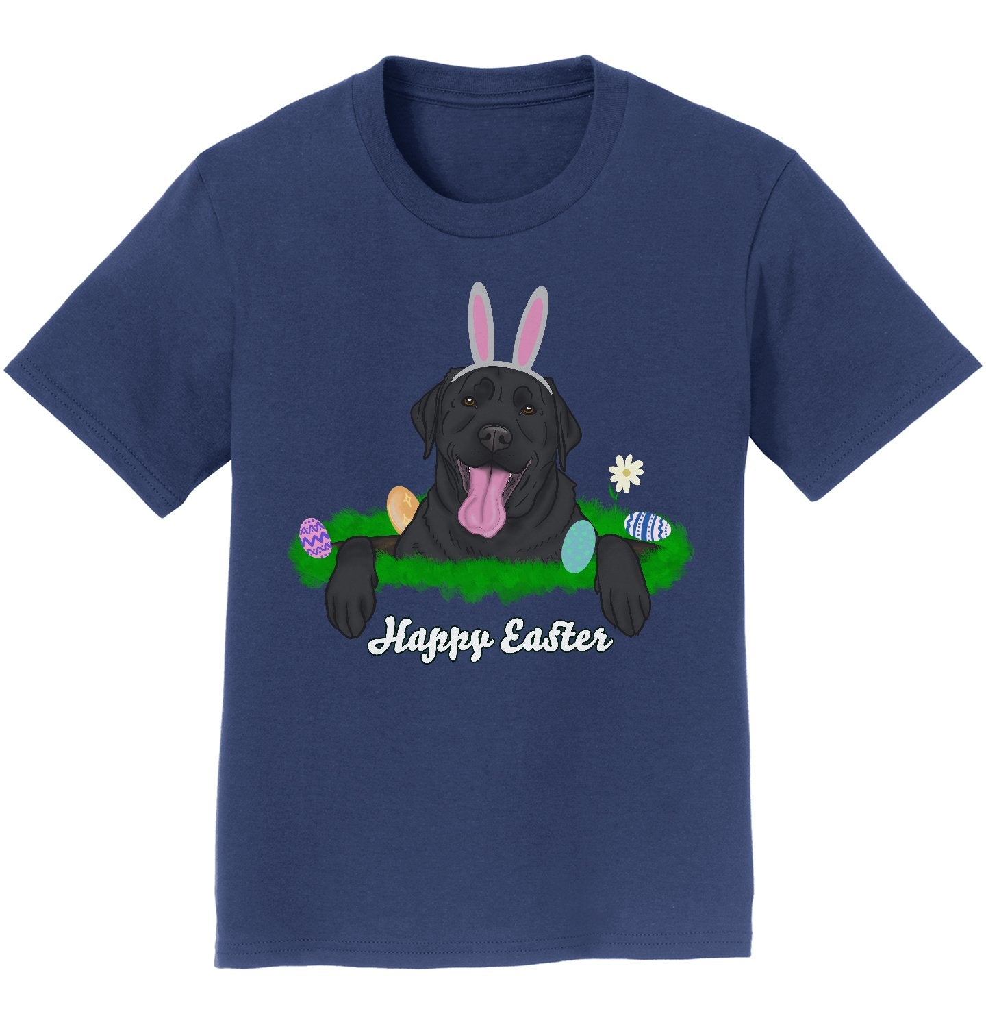 Rabbit Hole Black Labrador - Kids' Unisex T-Shirt