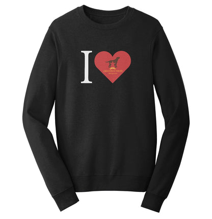 I Heart My DFW Lab Rescue - Crewneck Sweatshirt