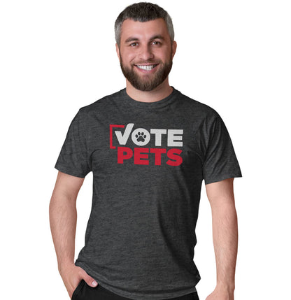 Vote Pets Stacked Logo - Adult Unisex T-Shirt