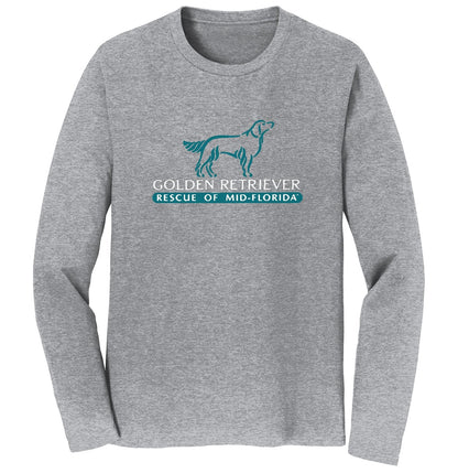 Golden Retriever Rescue of Mid-Florida Logo - Adult Unisex Long Sleeve T-Shirt