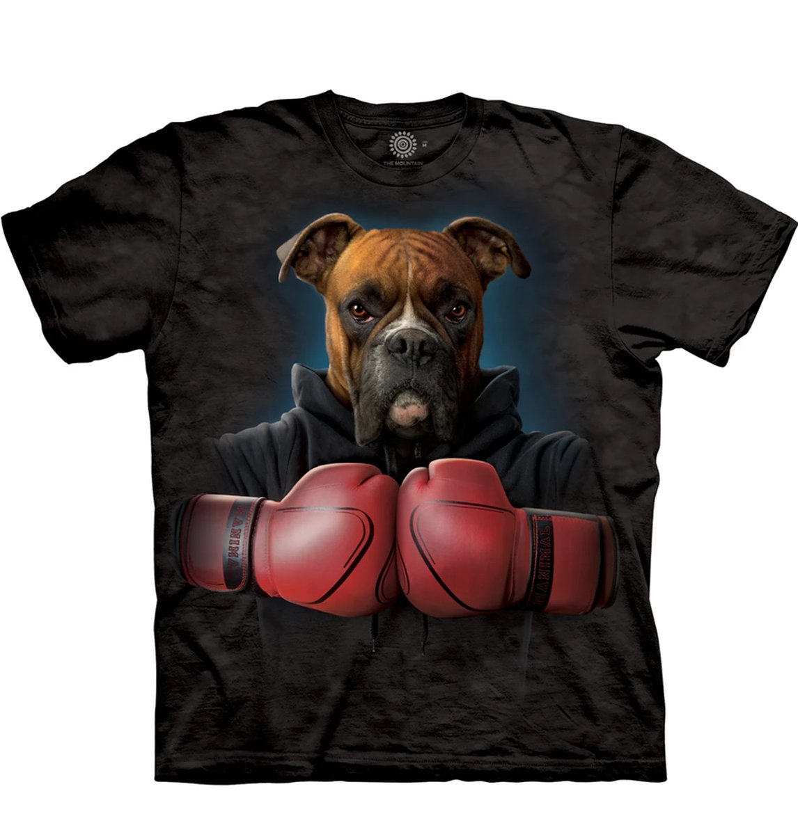 Boxer Rocky - The Mountain - 3D Dog T-Shirt