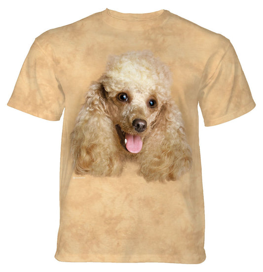 Happy Poodle Portrait - Adult Unisex T-Shirt