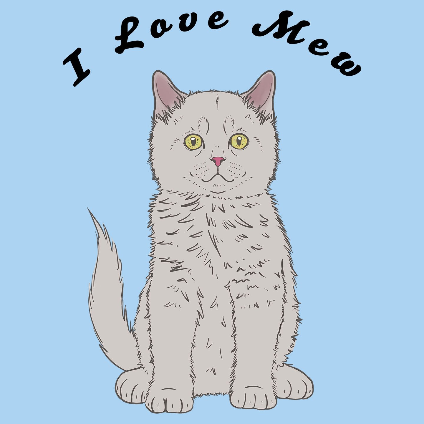 I Love Mew - Kids' Unisex T-Shirt