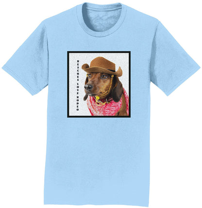 Rodeo Dachshund - Adult Unisex T-Shirt