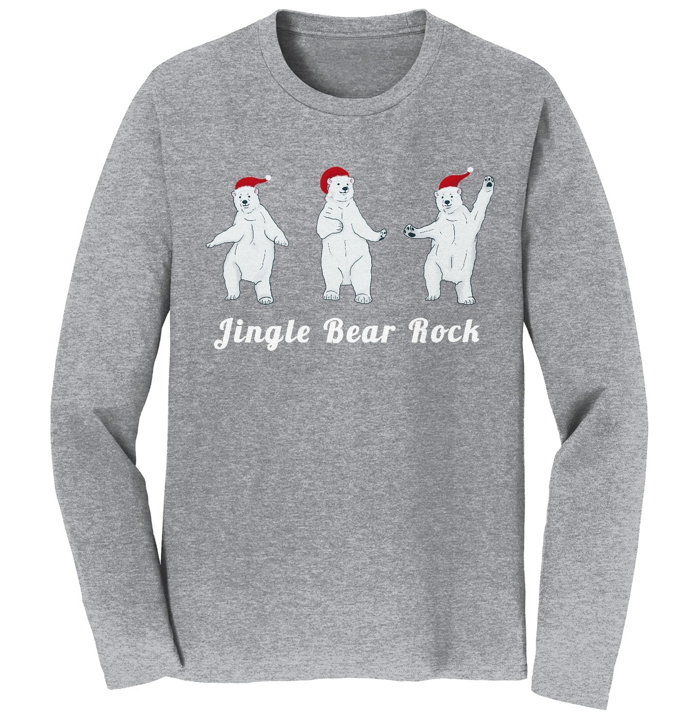 Jingle Bell Bear Rock - Long Sleeve T-Shirt