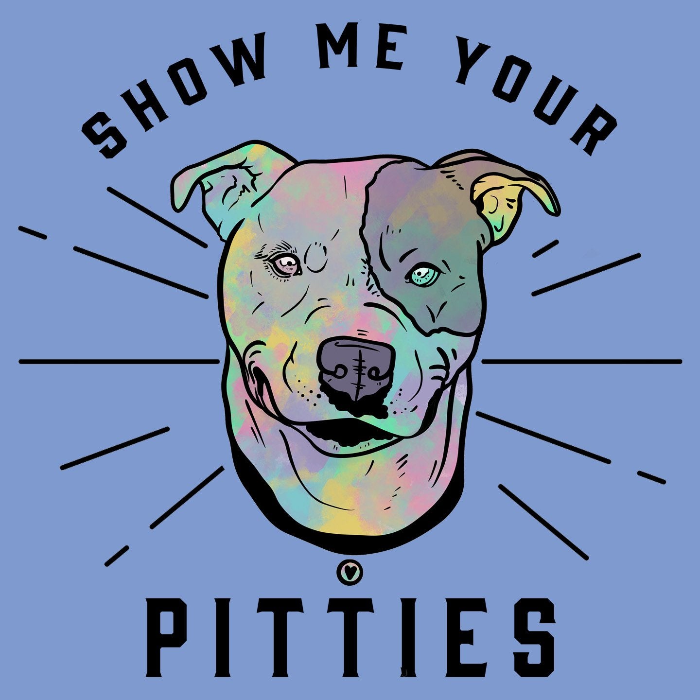 Show Your Pitties - Adult Tri-Blend T-Shirt