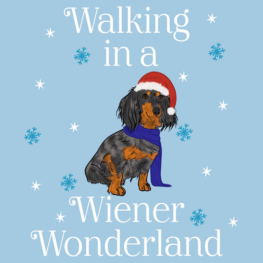 Long Haired Wiener Wonderland - Adult Unisex T-Shirt