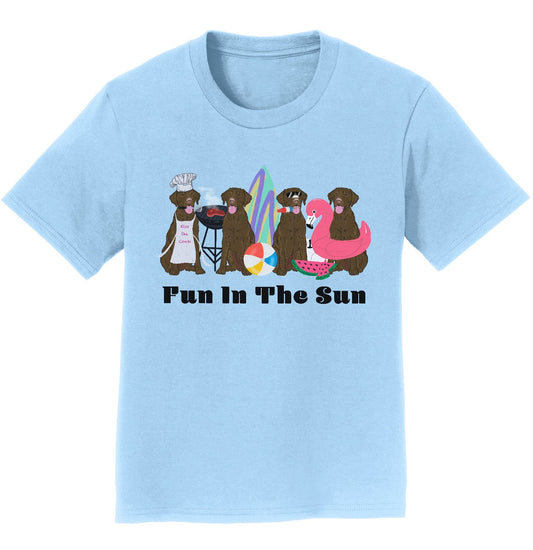 Summer Lineup Chocolate Lab  - Kids' T-Shirt