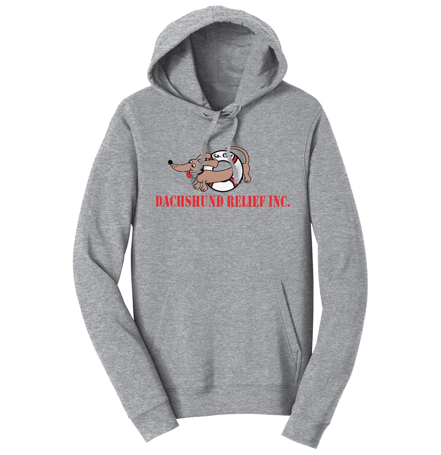 So Cal Dachshund Relief Logo - Adult Unisex Hoodie Sweatshirt