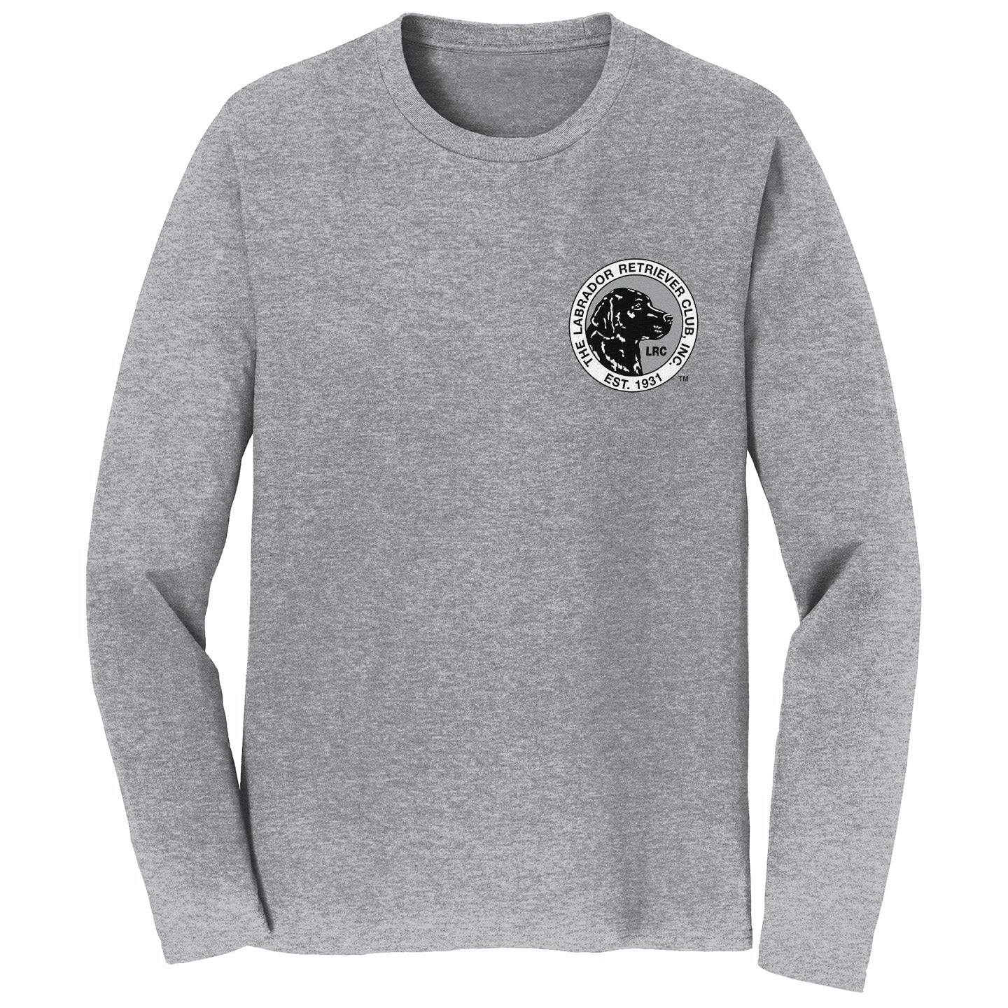 LRC Left Chest Black & White Logo - Adult Unisex Long Sleeve T-Shirt