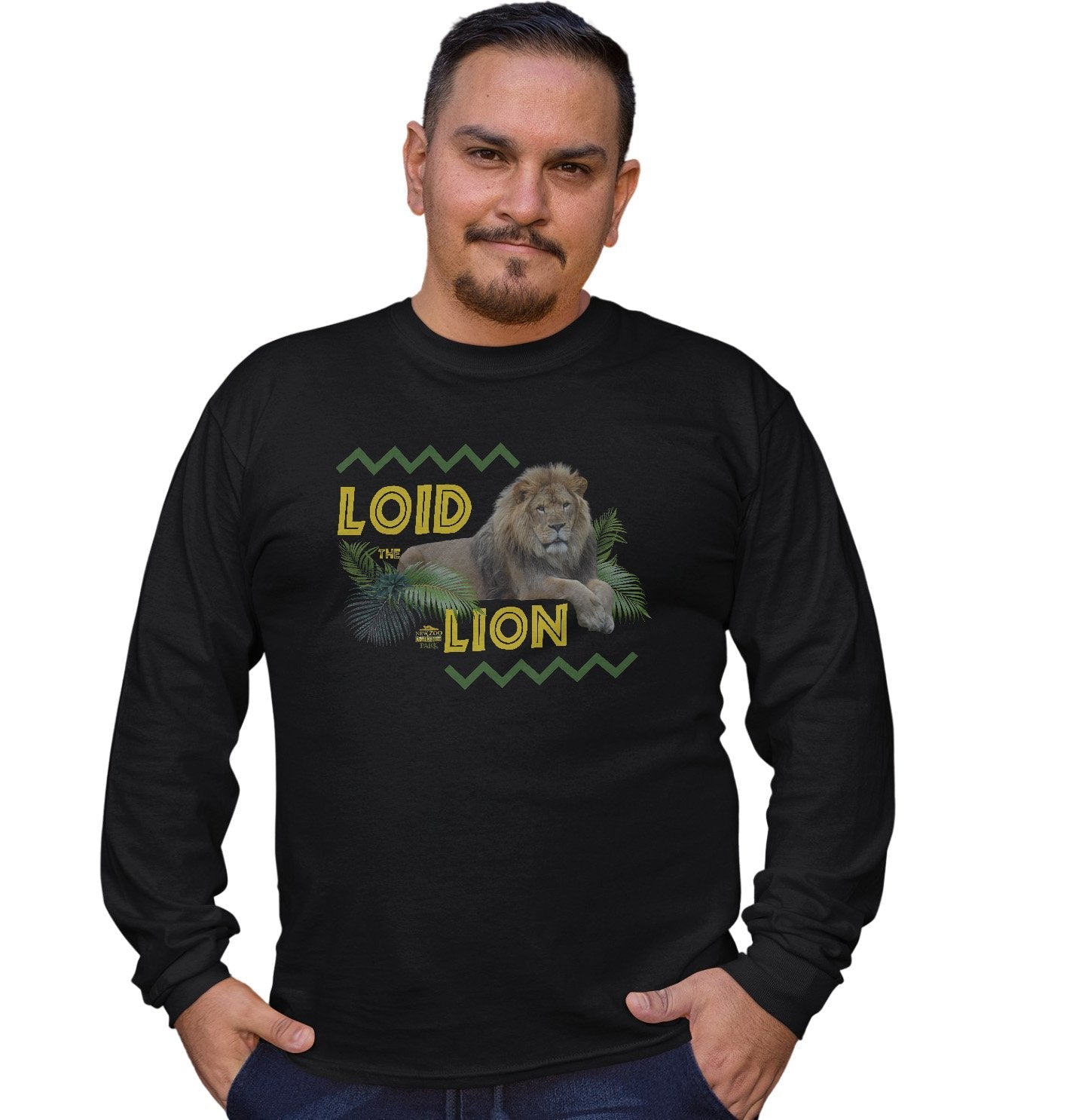 New Zoo & Adventure Park - Loid the Lion - Adult Unisex Long Sleeve T-Shirt