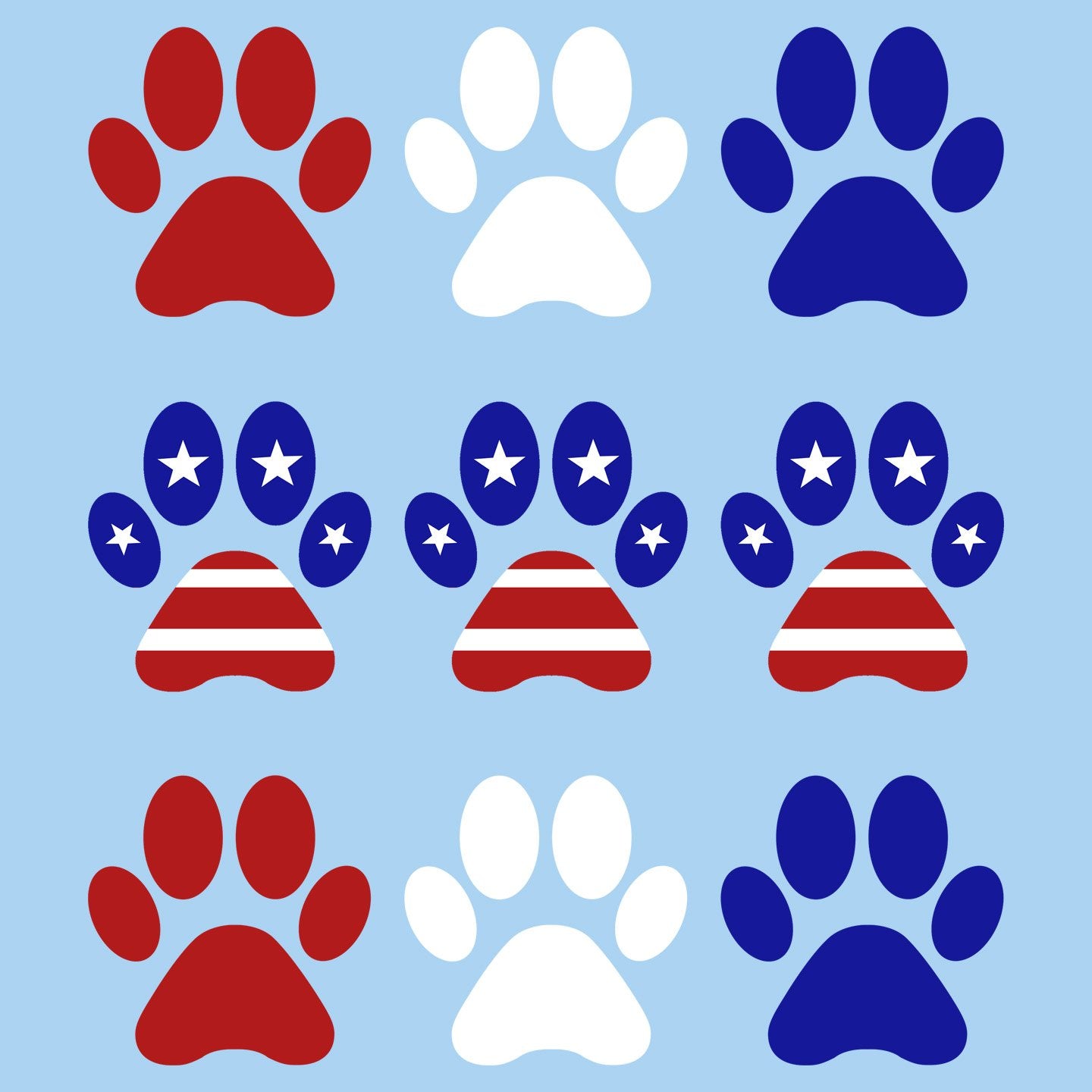 Patriotic Paws - Kids' Unisex T-Shirt