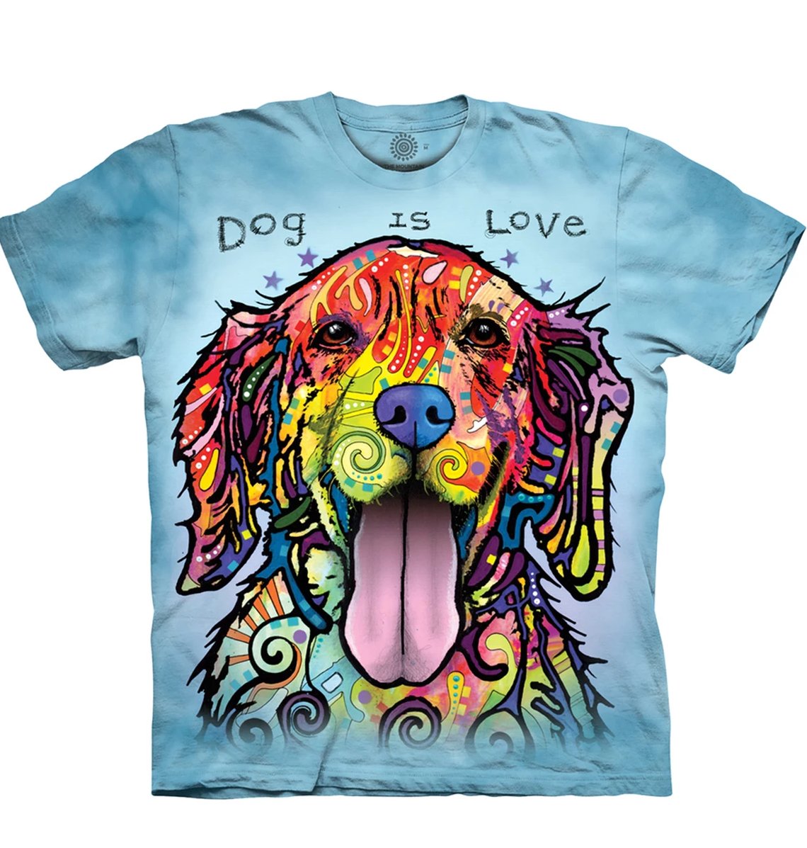 Dog Is Love - The Mountain - Kids 3D Dog T-Shirt