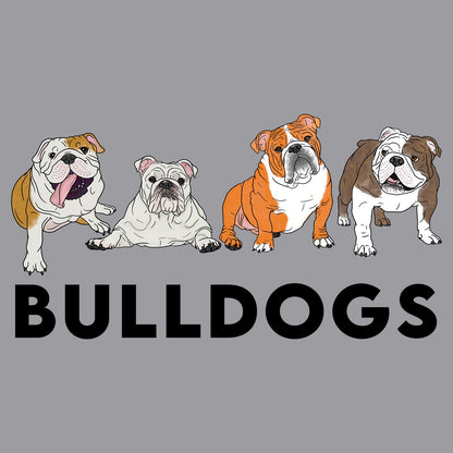 Bulldogs Lineup - Adult Unisex T-Shirt