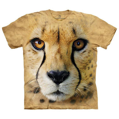 Big Face Cheetah - Adult Unisex T-Shirt