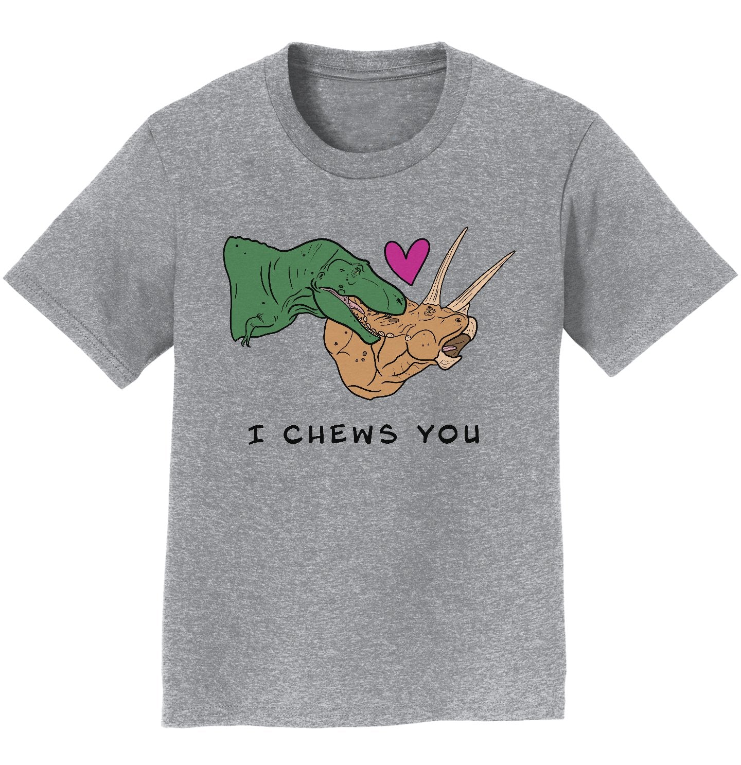 I Chews You Dinosaurs - Kids' Unisex T-Shirt