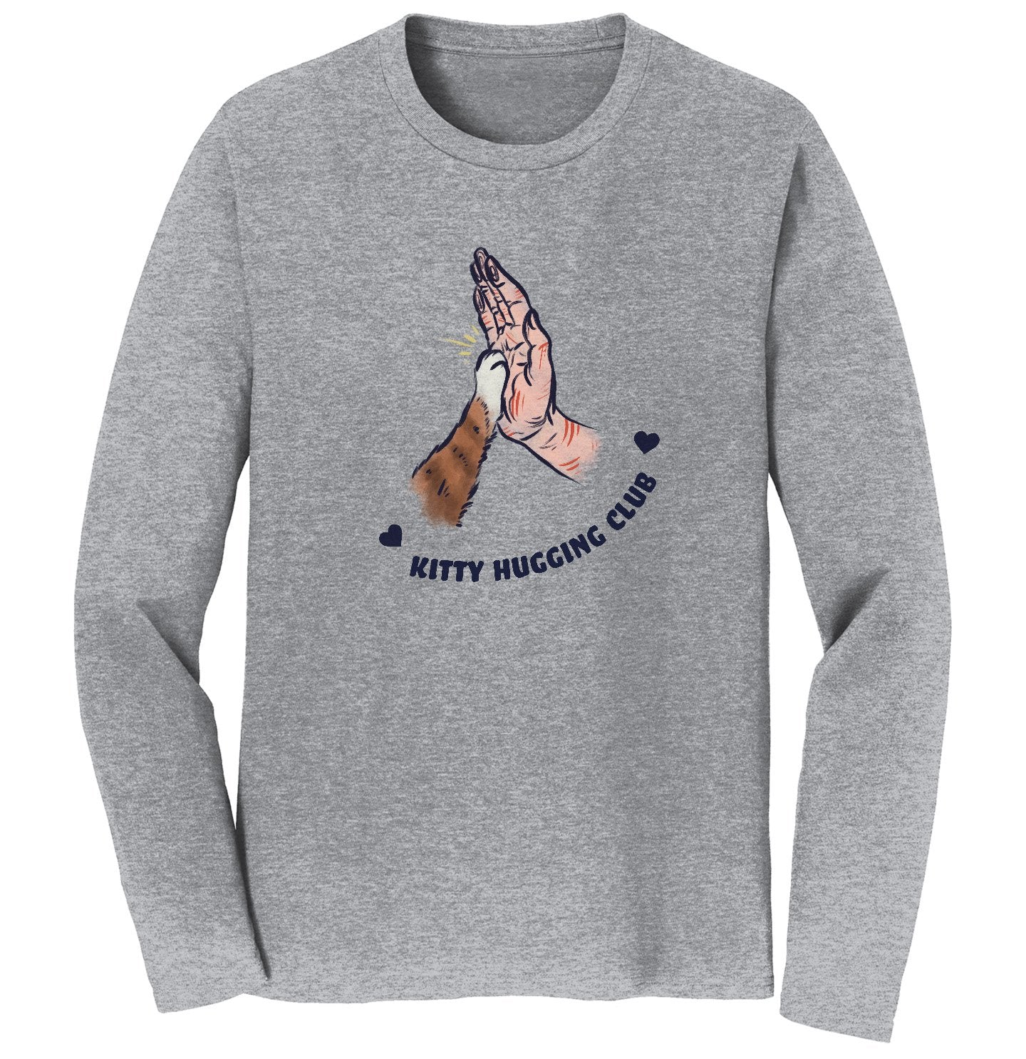 Animal Pride - Kitty Hugging Club - Adult Unisex Long Sleeve T-Shirt