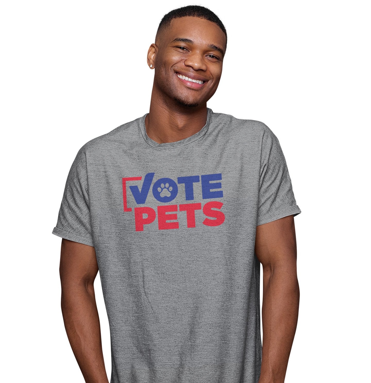 Vote Pets Stacked Logo - Adult Unisex T-Shirt