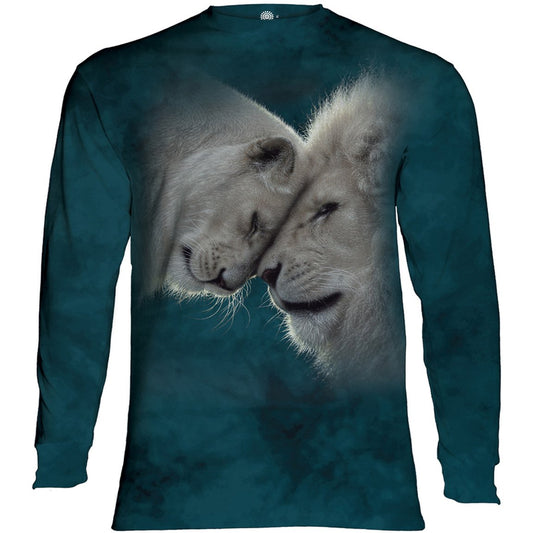 White Lions Love - Adult Unisex Long Sleeve T-Shirt