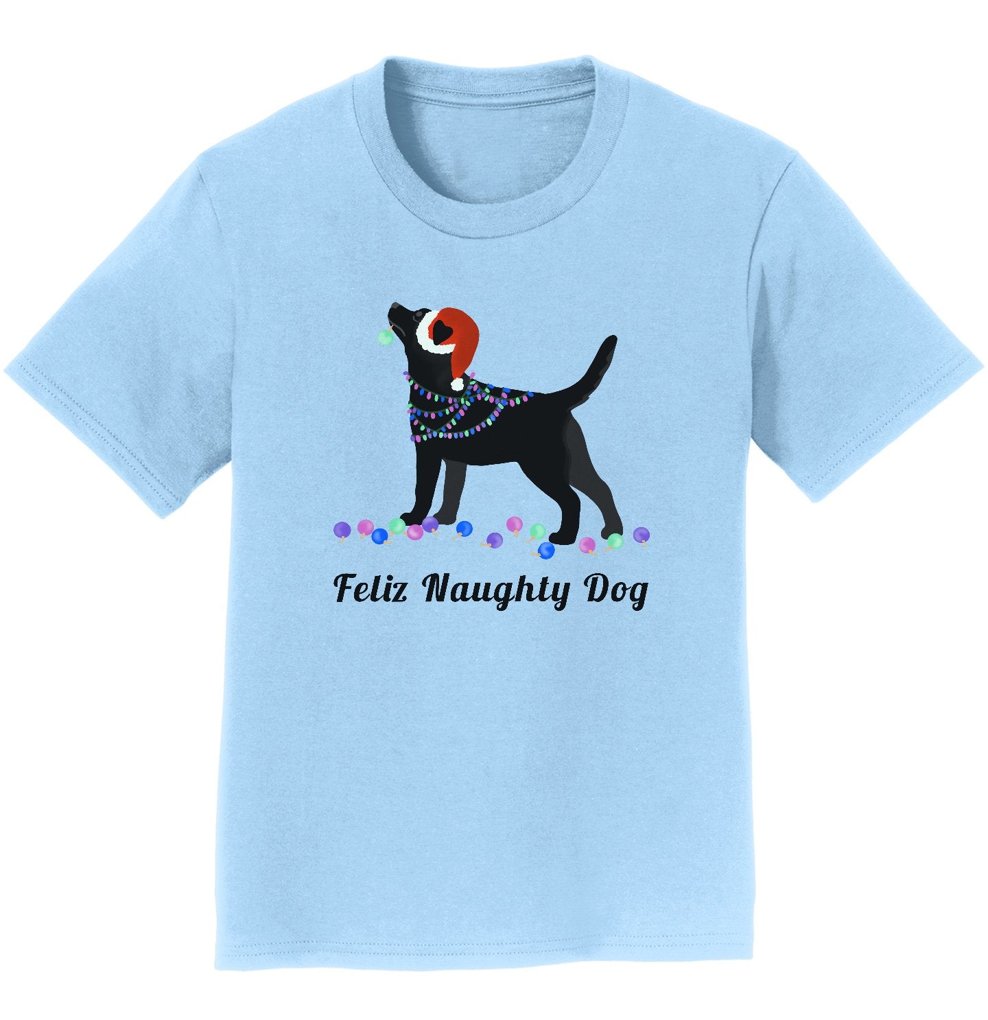 Feliz Naughty Dog Black Lab - Kids' Unisex T-Shirt