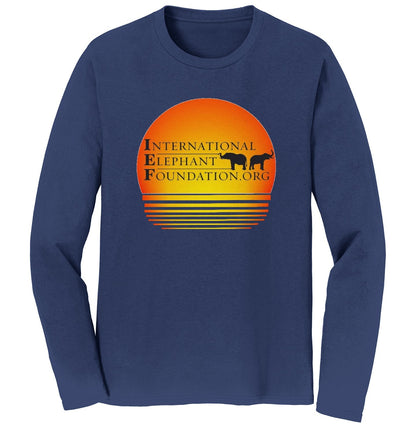 IEF Sunset Logo - Adult Unisex Long Sleeve T-Shirt