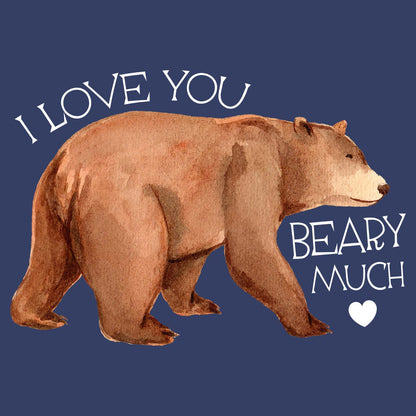 I Love You Beary Much - Adult Unisex Crewneck Sweatshirt