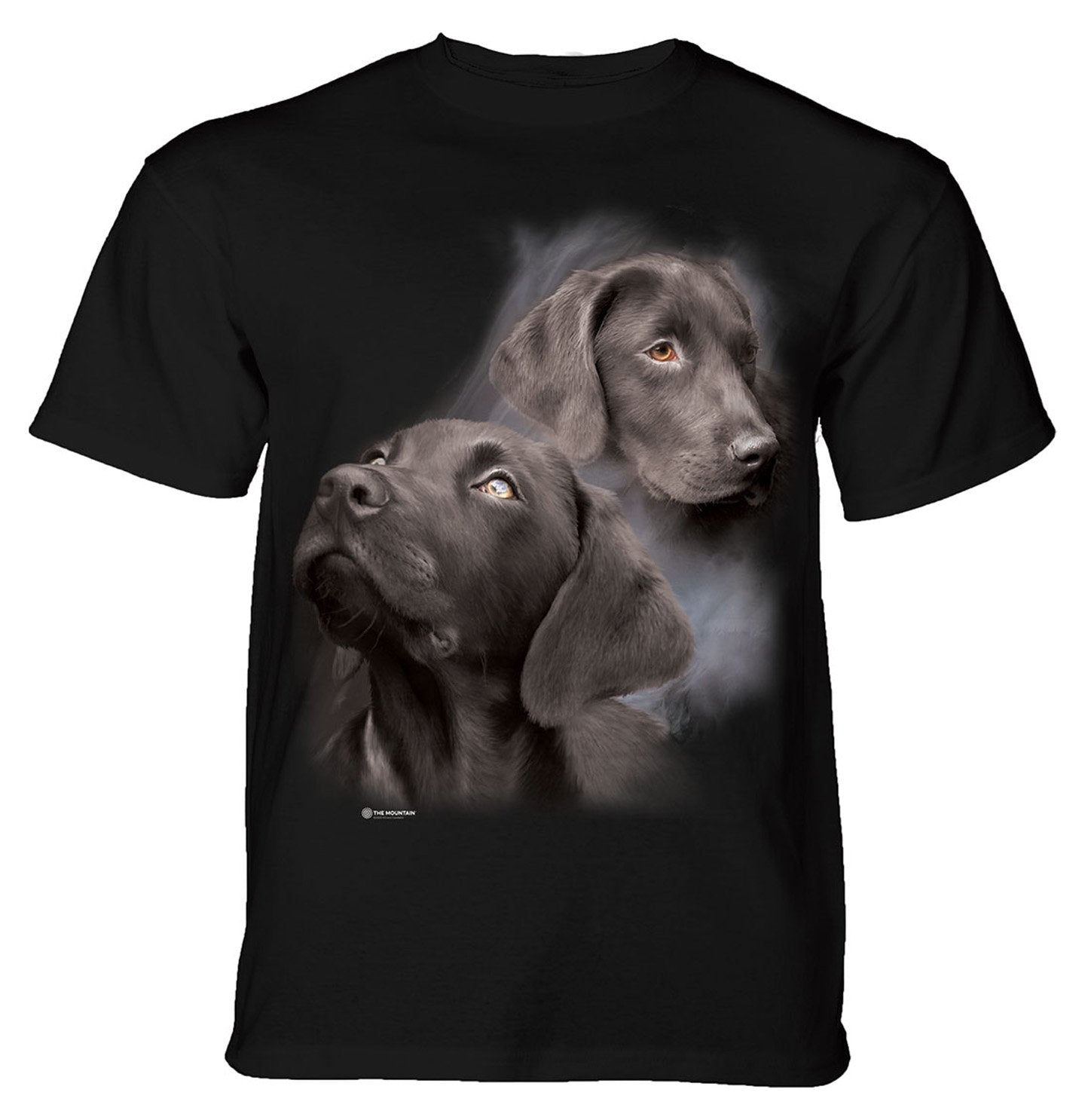 The Mountain - Black Labs - Adult Unisex T-Shirt