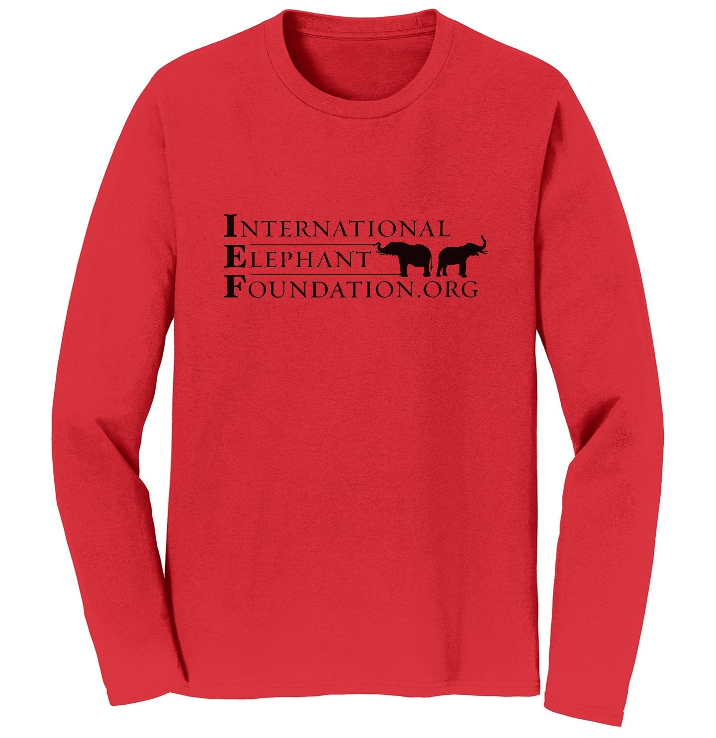 IEF Logo - Adult Unisex Long Sleeve T-Shirt