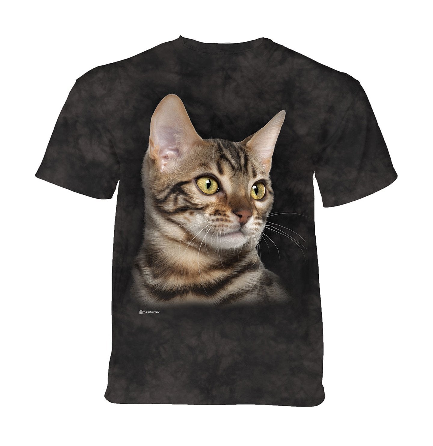 The Mountain - Striped Cat Portrait - Kids' Unisex T-Shirt