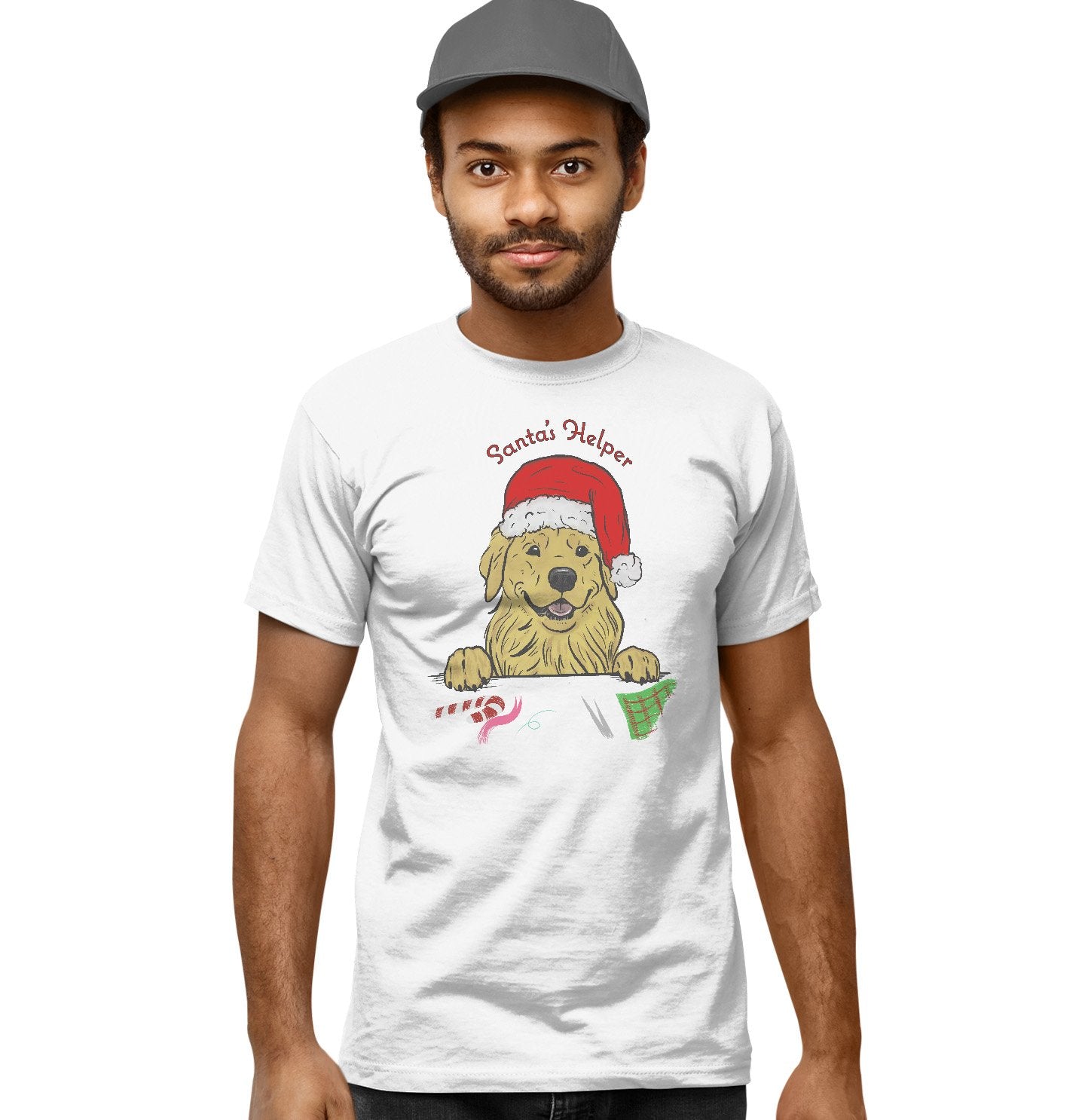 Santa Helper Golden - Adult Unisex T-Shirt