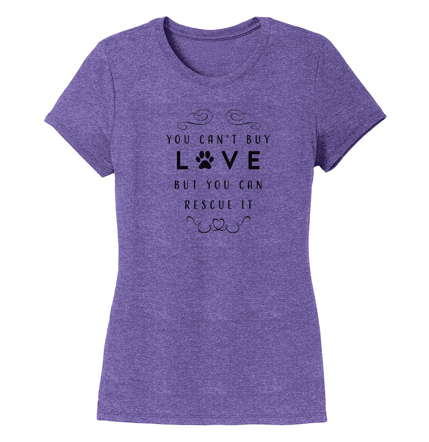 Animal Pride - Can Rescue Love - Women's Tri-Blend T-Shirt